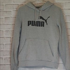 Gray puma hoodie